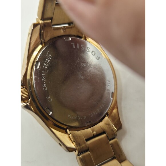 Fossil Riley Multi-Function Rose Gold-plated Ladies Watch ES2811- New Battery. - Picture 8 of 8